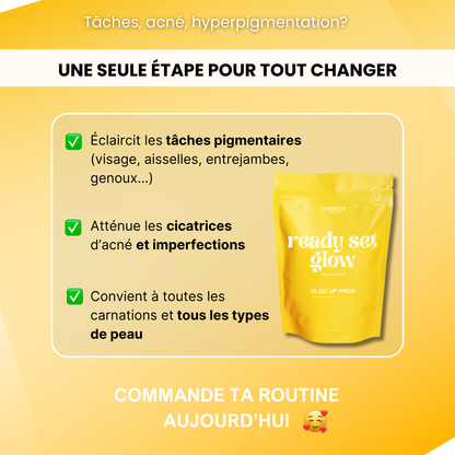 Pads Éclat Curcuma + Acide Kojique – Efface les tâches en 30 jours